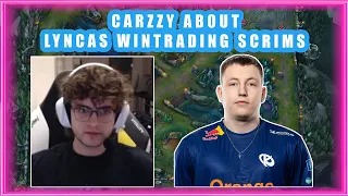 VIT Carzzy About LYNCAS WINTRADING in SCRIMS 👀