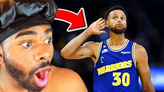 Football Fan Reacts to Stephen Curry threes but they get increasingly more ridiculous