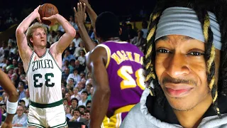 FIRST TIME REACTION TO LARRY BIRD HIGHLIGHTS 🔥
