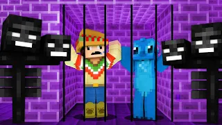 ¡SILVIO Y FLEXVEGA SON ENCERRADOS EN LA PRISIÓN DE WITHER! 😱💀MAPA MINECRAFT