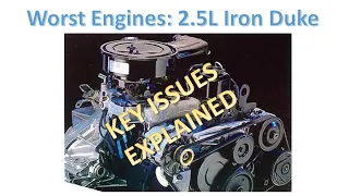 Worst Engines of All Time: GM's 2.5L Iron Duke 4-Cylinder