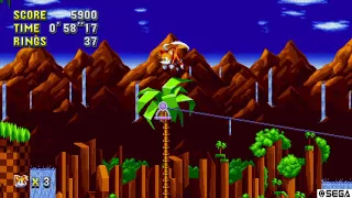 Sonic Mania Green Hill Act 2 (Tails)