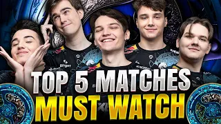 TOP 5 MUST WATCH Matches of TI12 The International 2023 Main Event