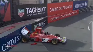 Charles Leclerc Crashes Niki Lauda 1974 Ferrari In Monaco Historic Grand Prix