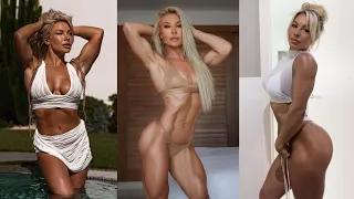 Hattie Boydle WBFF PRO gorgeous bodybuilder hardcore workout compilation legs, glutes, back 2022