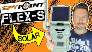 Spypoint FLEX-S Cellular Trail Camera: 🔋No More Batteries? Solar Panel, Great Images & Easy to Use!