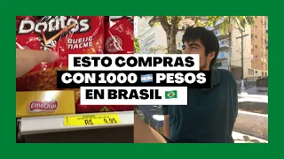Que COMPRAS con MIL PESOS ARGENTINOS 🇦🇷 en BRASIL 🇧🇷