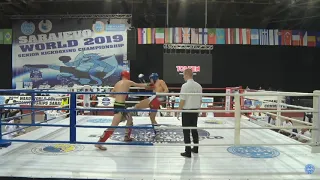 ASƏF ASLANOV (AZE) VS WALL ANTON (SWE) 86KG K-1 WAKO WORLD CHAMPIONSHIP 2019