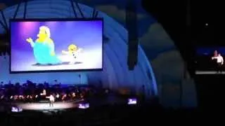 Matt Groening, Hank Azaria; Chief Wiggum-Let It Go; Kwik-E-Mart - Simpsons Take Over Hollywood Bowl