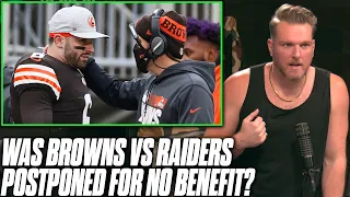 Was The Browns vs Raiders Game Delayed For No Reason? | Pat McAfee Reacts