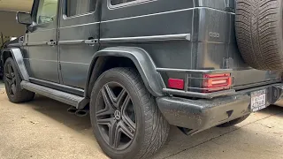 W463 G55 Magnaflo Mufflers Cold Start