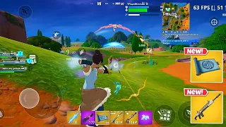 Samsung S23 Ultra 60 FPS Fortnite Mobile Gameplay *Ultra Realistic Graphics, Avatar Korra's here!!*