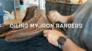 Oiling my Iron Rangers