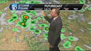 May 28, Tuesday Midday Weather Forecast