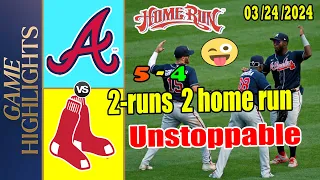 Atlanta Braves vs Boston Red Sox Today Highlights (3/24/24) | MLB Highlights