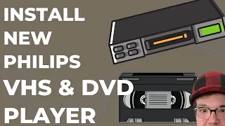 Livin' like it's 1992—vintage Philips VHS & DVD player UNBOX and INSTALL-