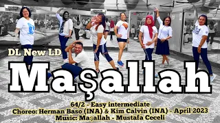 Maşallah Line Dance | Easy Intermediate | Herman Baso (INA) & @kim41578 (INA) | Demo by DL New LD