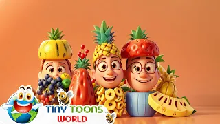 The Fruit Friends Song - Tiny Toons World Baby Nursery Rhymes and Kids Songs