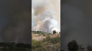 Φωτιά στη Νέα Σάντα Κιλκίς