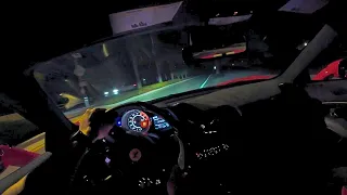 2020 Ferrari 488 Pista Night POV Drive [ASMR] - [4K]