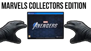 Marvel's Avengers Earth's Mightiest Collectors Edition PS4 Unboxing - ASMR