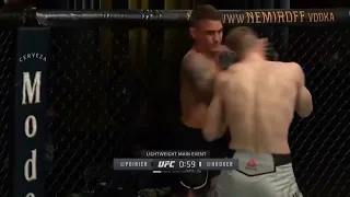 dustin poirier standing hammer fists