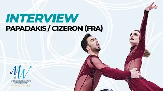 Interview: Papadakis / Cizeron (FRA) | Montpellier 2022 | #WorldFigure