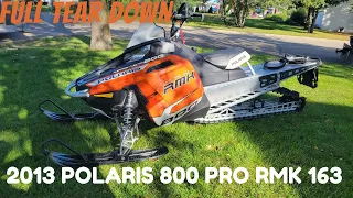 2013 POLARIS 800 PRO RMK 163 WALK AROUND