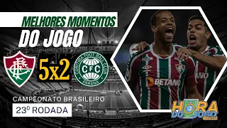 MELHORES MOMENTOS FLUMINENSE 5 X 2 CORITIBA - CAMPEONATO BRASILEIRO - 23⁰ Rodada