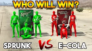 GTA 5 ONLINE : SPRUNK VS E-COLA (WHO WILL WIN?)