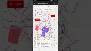 UTMGeoMap: Compass Map Demo