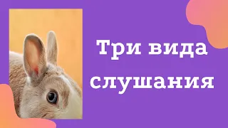 3 вида слушания