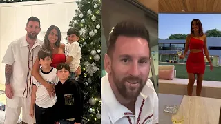Lionel Messi Celebrates Christmas 2022 With His Wife Antonela Roccuzzo