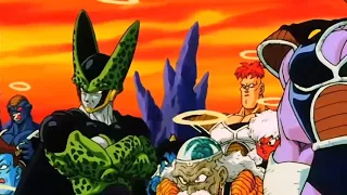 Dragon ball Z - Vilões assistindo no inferno a luta de Goku vs kid buu (dublado)