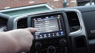 Uconnect Dealer Mode on 8.4 system