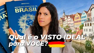 TUDO sobre VISTOS para MORAR na ALEMANHA 🇩🇪 | Visto de Trabalho, Estudante, Voluntariado & mais