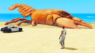 Franklin FINDS the SEA MONSTER in GTA 5!