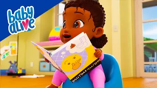 Baby Alive en Español 🧷 Bolso Cambiador De Muñecas Y Rutina De Mañana  🧻 Video Para Niños 💕