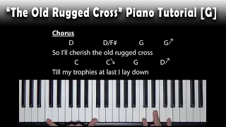 The Old Rugged Cross - Piano Tutorial [G] (Gospel)