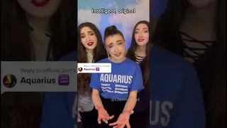 Aquarius Zodiac Song ♒️ K3 Sisters #shorts #aquarius #zodiac