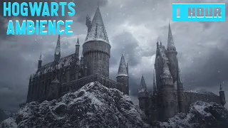 Harry Potter Ambience & Music - Winter At Hogwarts  - Studying, Relaxing, Sleeping - 1 Hour