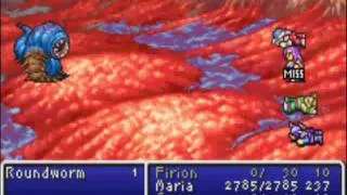 Final Fantasy II Dawn of Souls Solo Maria Boss Run #10 Round Worm