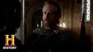 Vikings: King Ecbert Discusses Paganism with Athelstan (Season 2, Episode 6) | History