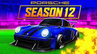 PORSCHE 911! A NOVA TEMPORADA 12 DO ROCKET LEAGUE CHEGOU! O CARRO MAIS LINDO DO JOGO 😱