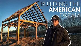 The Ultimate DIY Project: Building a Timber Frame Barn After A One Week Class