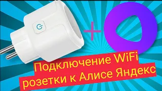 Как подключить WiFi Розетку к Алисе. Проверка голосовых команд и сценариев.