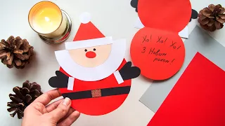 🎅 Новорічна листівка - Санта Клаус  Новогодняя открытка  New Year card