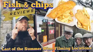 ep.1 Reviewing one of the Best Fish Shops in HOLMFIRTH +Filming  Locations from #LASTOFTHESUMMERWINE