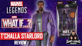 Marvel Legends T'Challa Star-Lord Disney Plus What If (The Watcher BAF) Review