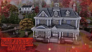 ABANDONED CREEL HOUSE ✨ Stranger Save | The Sims 4 Speed Build | No CC